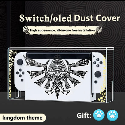 Clear Dust Cover for Nintendo Switch Oled Protection Games Accessories