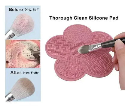 Silicone Brush Cleaner Cosmetic Make Up Washing Brushes Gel Cleaning Mat Foundation Makeup Cleaners Pad Scrubbe Board
