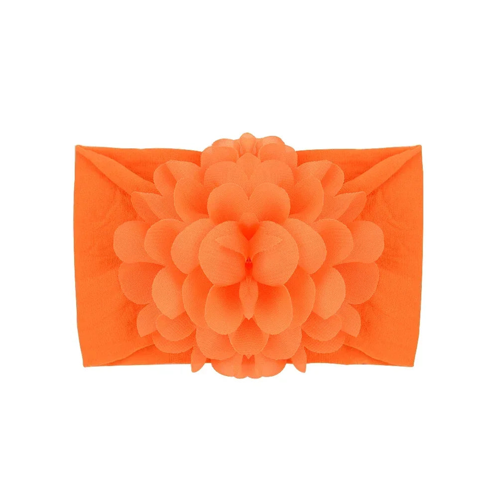 1Pc Headband Nylon Infants Toddlers Elastic Hair Band for Newborn Girl Princess Bowknot Cute Baby Hair Accessories Wholesale