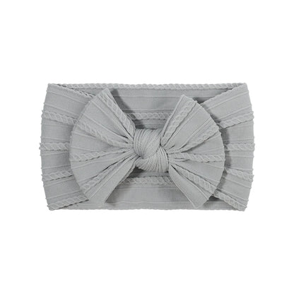 Big Flower Nylon Girl Hairband Elastic Soft Baby Headband For Children Turban Headwear For Newborn Baby Kids Hair Accessories