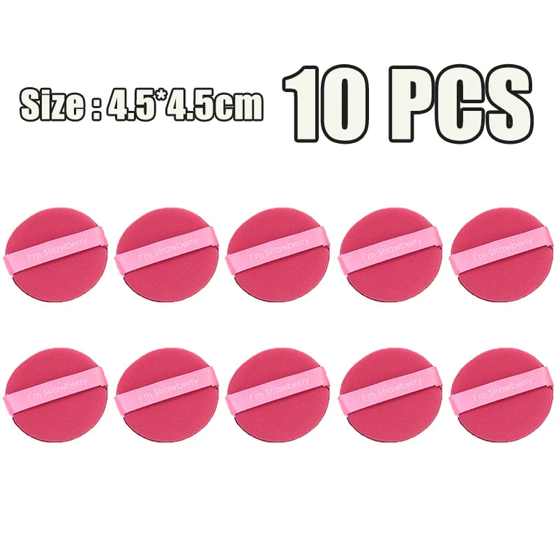 1-20pcs Sponge Air Cushion Cosmetic Puff Double Side