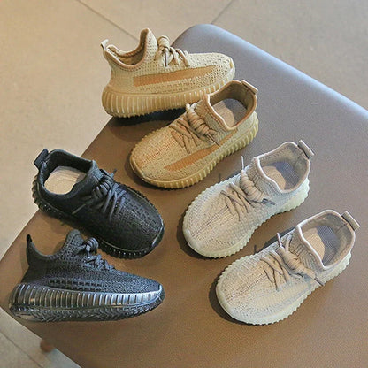 Tennis Children Rubber Bottom Non Slip Outdoor Mesh Breathable Sneakers