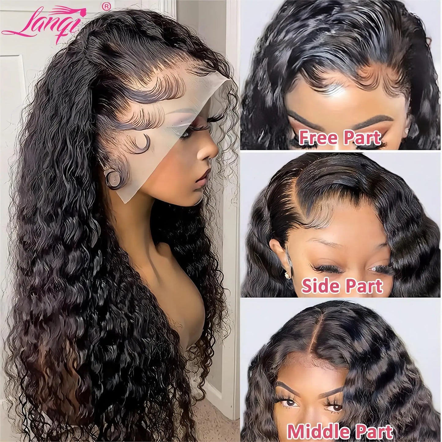 Deep Wave Glueless Wig Human Hair