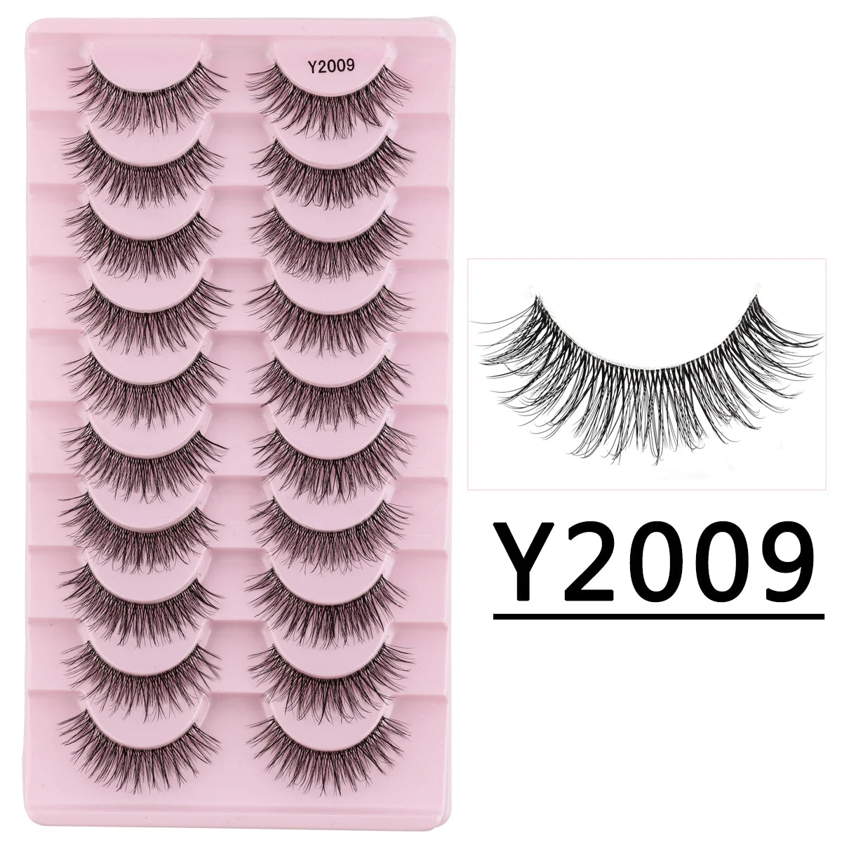 3/10 Pairs 3D Mink Eyelash Natural False Eyelashes Makeup Fake Eye Lashes Faux Cilios Make Up Beauty Tools Wholesale Lashes Cils
