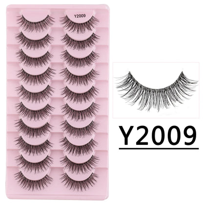 3/10 Pairs 3D Mink Eyelash Natural False Eyelashes Makeup Fake Eye Lashes Faux Cilios Make Up Beauty Tools Wholesale Lashes Cils
