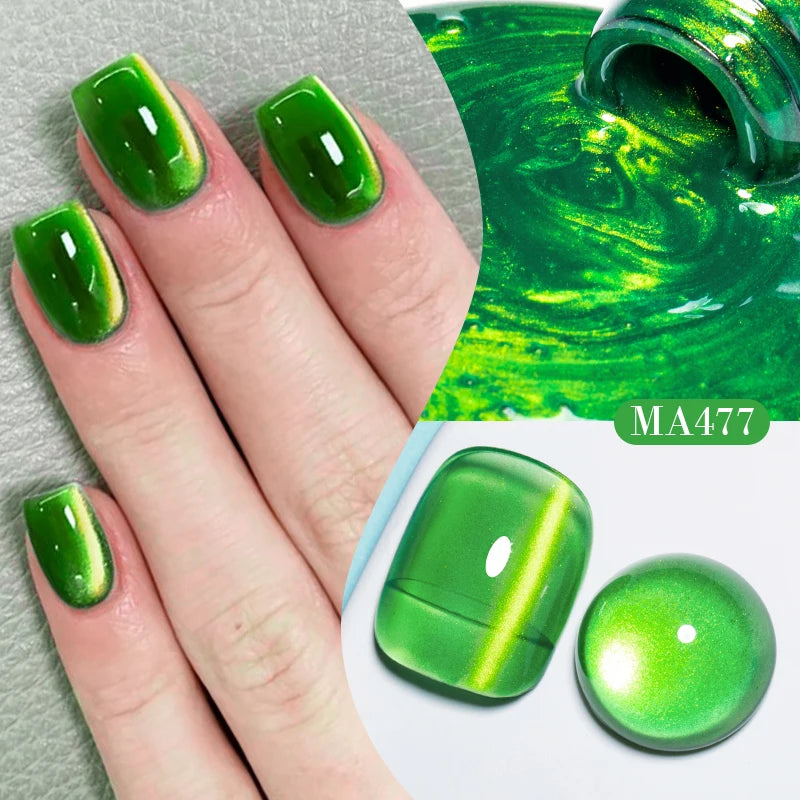 Cat Eye Gel Polish With Nail Magnet Tools Flexible Iron Wire For Creating Heart Shapes On Nails Nail Art nail supplies iman