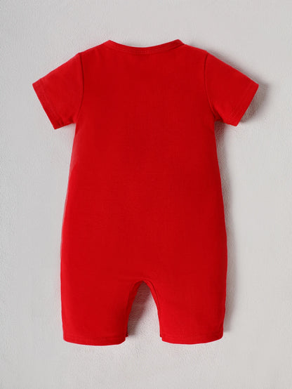 Boys Dnd Girls Summer Baby Letters Printed Short-Sleeved Comfortable Onesies