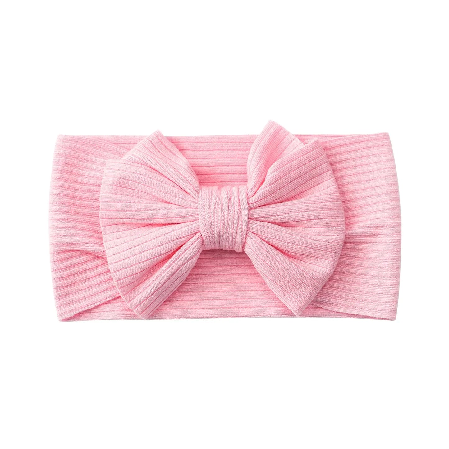 Candy Color Knit Baby Headbands Rib Bow Elastic Soft Newborn Headbands for Baby Girl Children Turban Infant Kids Accessories