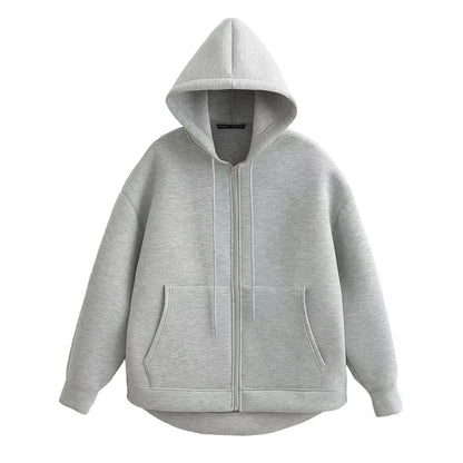 Zipper Hoodie High Street Unisex style