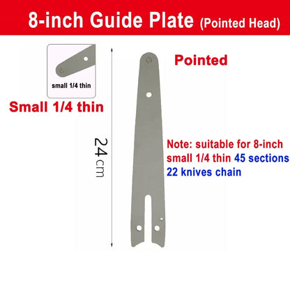 4  6 8 Inch Mini Steel Chainsaw Chains 1/4 Electric Chainsaws Accessory Chains Replacement Mini Electric Chainsaw Chain Saw