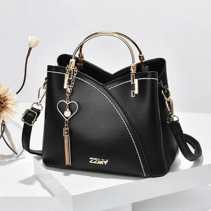 Handbags For Women New Trend Highend Sense of All Match Color Large Capacity One-shoulder Messenger PU Leather Handbag