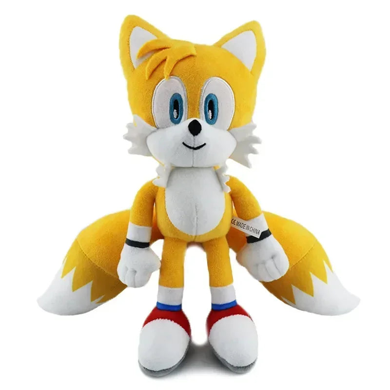 HOT 30cm Sonic peluches toy  cartoon hedgehog Amy Rose knuckle tail soft stuffed doll child birthday Sonic lovely  toys