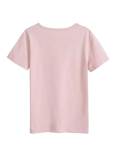 Maycaur Breathable New Women Short Sleeve T-shirt Print T-Shirt Multi Pure Color T Shirt Fashion Sports Breathable Tshirt Female