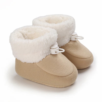 Winter Baby Shoes Boys Girls Cotton Soft Sole Snow Booties Thick Winter Warm Newborn Toddler Boots Shoes Frist Walking Shoes