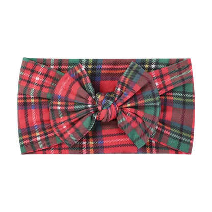 1Pc Baby Nylon Headscarf Astique Suitable Newborn Girl Flower Handmade Headband Elastic Hairband Turban Toddler Hair Accessories