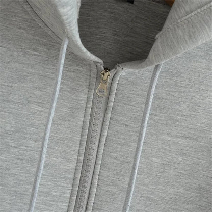 Zipper Hoodie High Street Unisex style