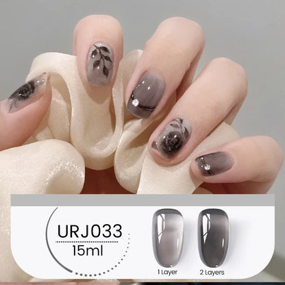 UR SUGAR 15ml Winter Brown Bright Color Gel Gel Varnishes All For Nails Soak Off UV LED Semi Permanent Nail Art Long Lasting Gel