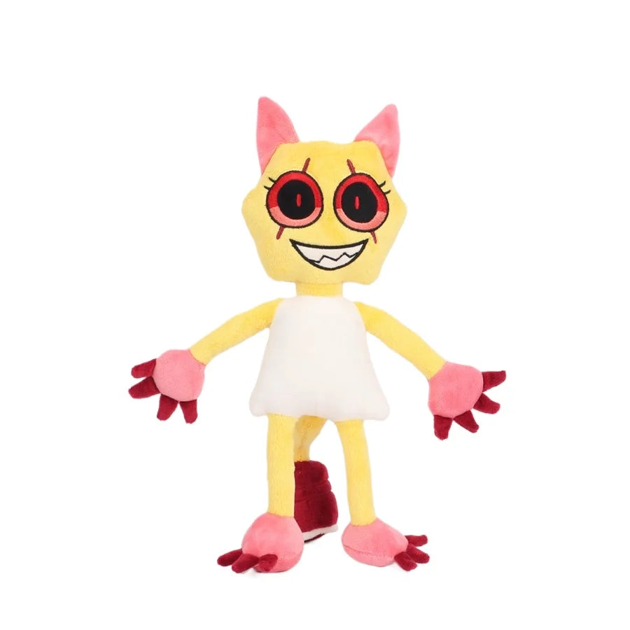 Dandy's World Plush Horror Game Dandy World Scrap Soft Stuffed Plush Toy Cute Boxten Poppys Plushie Pillow Dolls For Kids Gifts