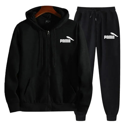 2024 Man Hoodie Sweatshirt Zipper Coat Sweatpants Male Autumn Winter Comfortable Casual Hot Sales Fashion Versatile Sports Men's