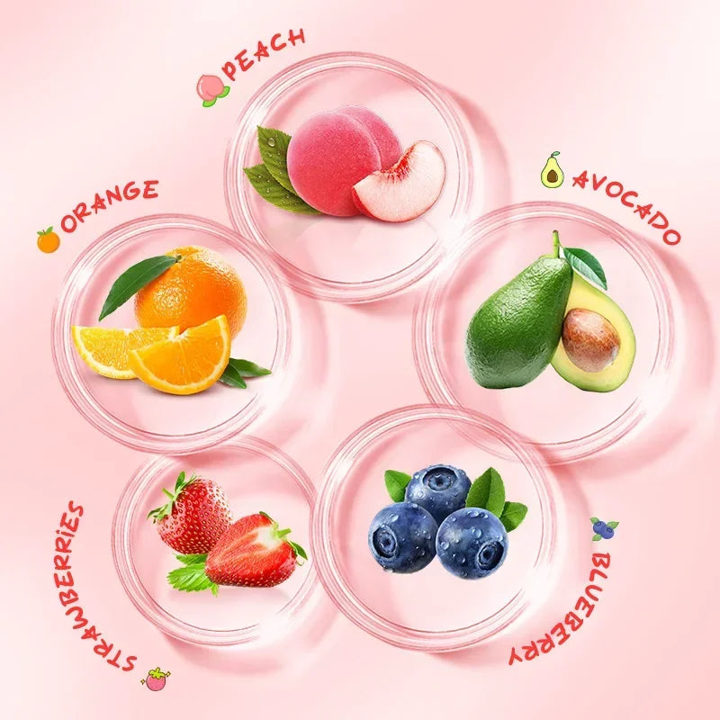 5pcs/set SADOER Fruit Ice Cream Hand Cream Moisturizing Nourishing Brightening Hydrating Hand Creams