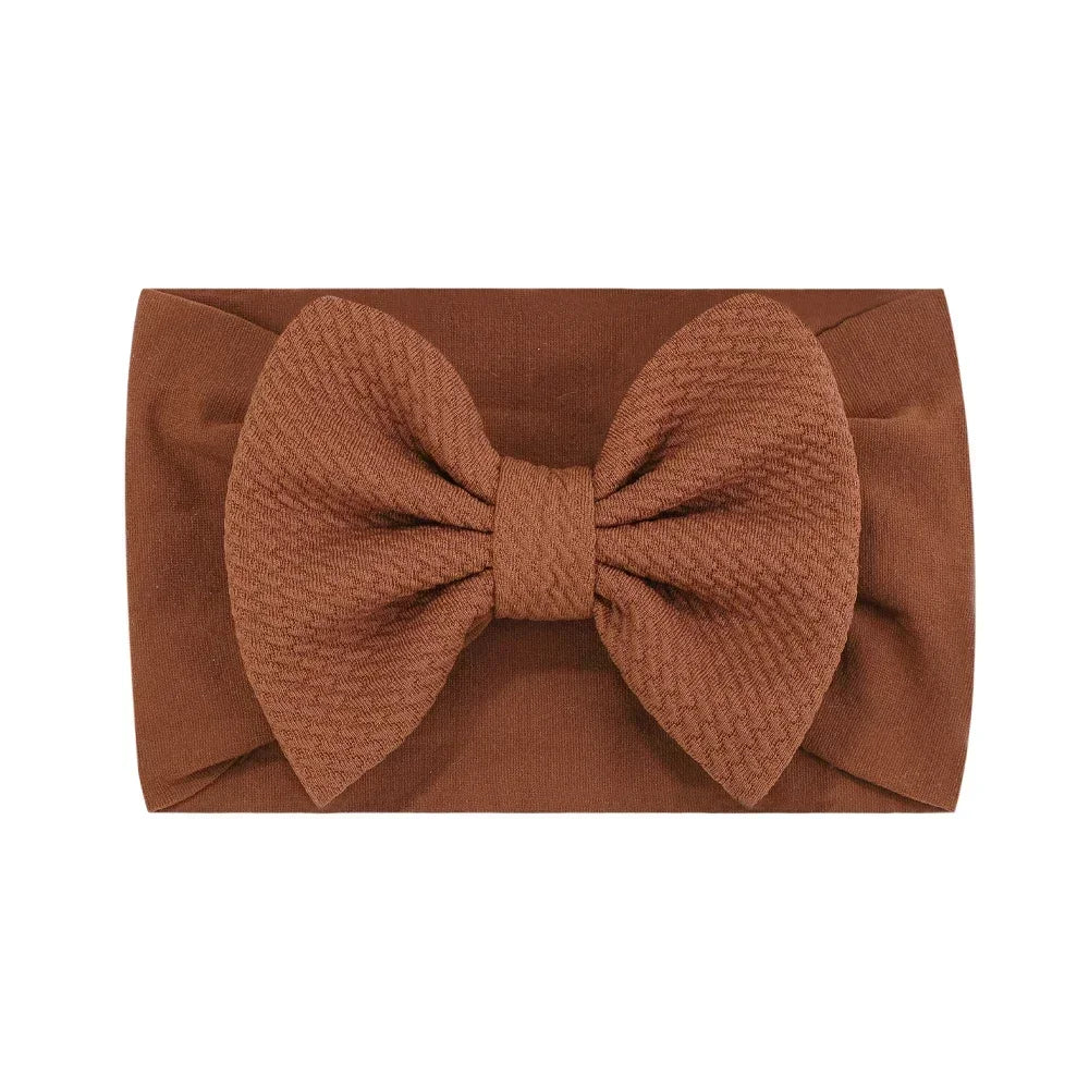 1Pc Headband Nylon Infants Toddlers Elastic Hair Band for Newborn Girl Princess Bowknot Cute Baby Hair Accessories Wholesale