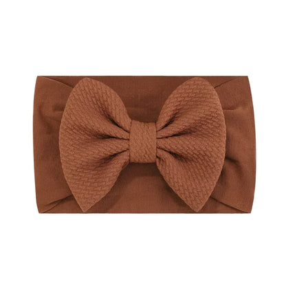 1Pc Headband Nylon Infants Toddlers Elastic Hair Band for Newborn Girl Princess Bowknot Cute Baby Hair Accessories Wholesale