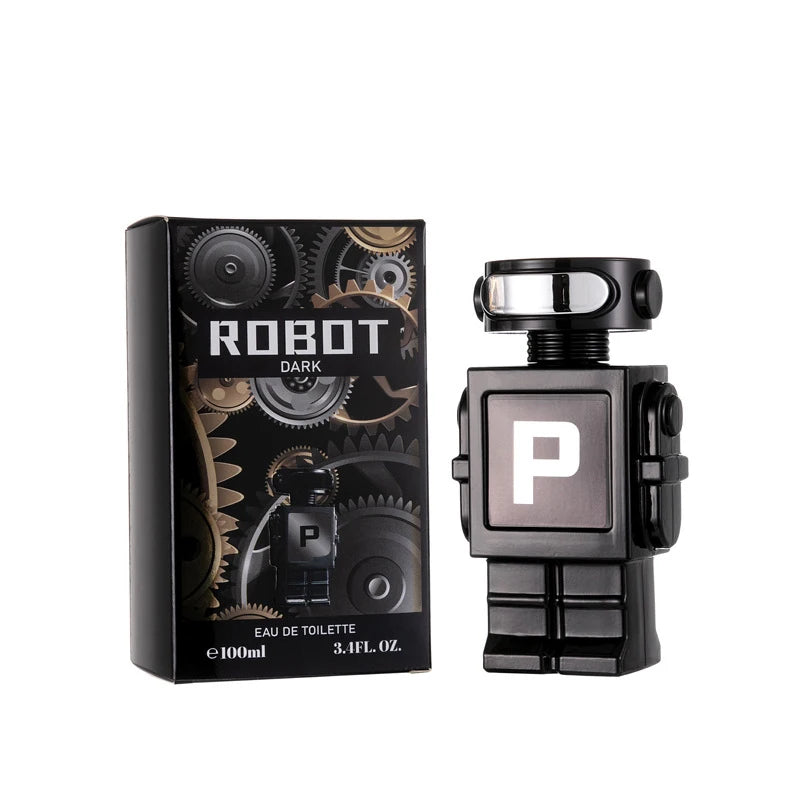 50/100ml Robot Men's Perfume Lasting Fragrance Light Fragrance Fresh Wood Tone Deodorant Enhance Male Charm Dragon Ocean Scent