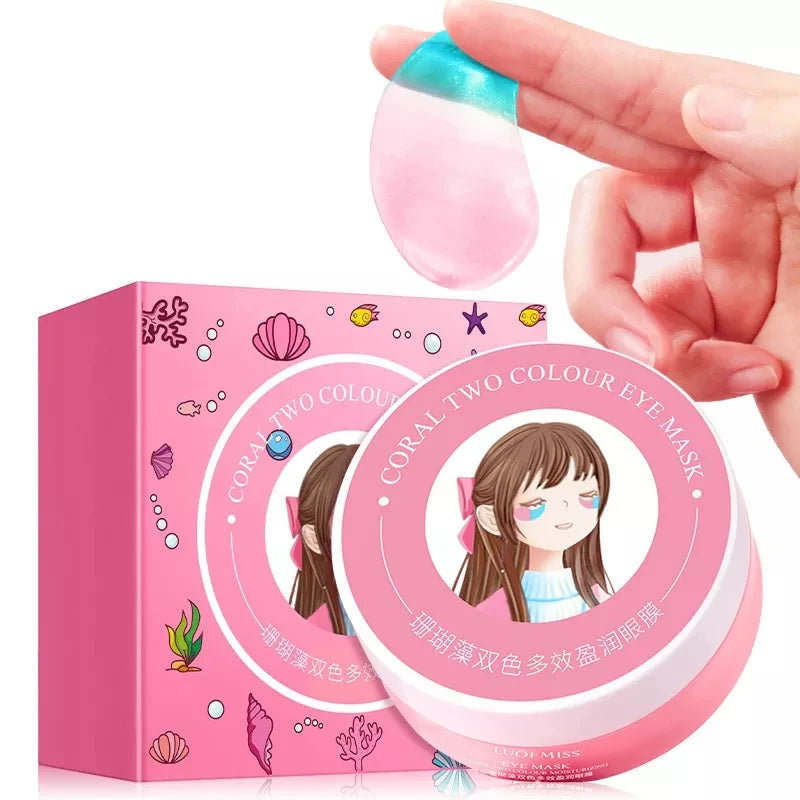 60pcs Avocado Collagen Eye Mask Moisturizing Gel Eyes Masks Eye Patches Remove Dark Circles Firming Eyes Korean Skin Care