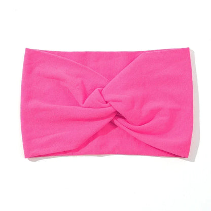 1Pc Soft Nylon Headscarf Astique Suitable for Newborn Baby Girl Flower Headband Elastic Hairband Turban Toddler Hair Accessories