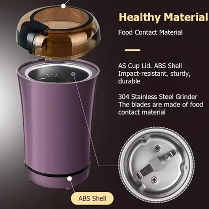 Multifunctional practical and convenient electric grain grinder spice coffee bean grinder household portable herb grinder