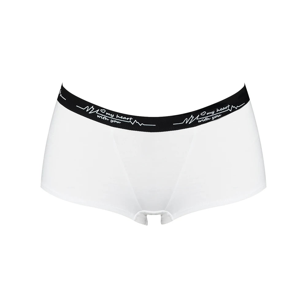 Ladies Solid color boxers Briefs Comfortable Female Underwear Sporty Style Casual Sexy Panties for Women S-XL