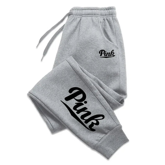Outdoors Women's Pants High Quality Sweatpants Elastic Band Woman Trousers Jogging Drawstring Casual Sports Hot Sales Clothing