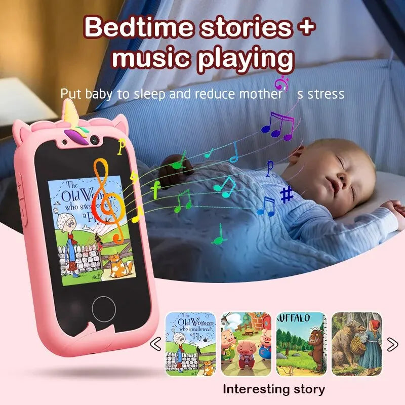Kids Smart Phone Camera Toys Touchscreen Learning Toy for 3-8 Year