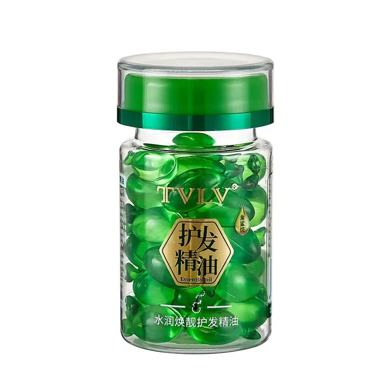 40 Pills Hair Care Capsules Hair Dryness Split Ends Treatment Repairing Essence Oil Moisturizing Smoothing Nourish Frizzy Hair