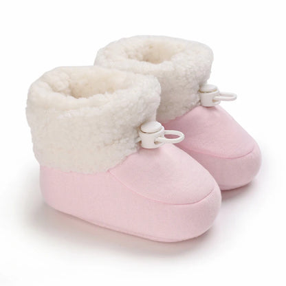 Winter Baby Shoes Boys Girls Cotton Soft Sole Snow Booties Thick Winter Warm Newborn Toddler Boots Shoes Frist Walking Shoes