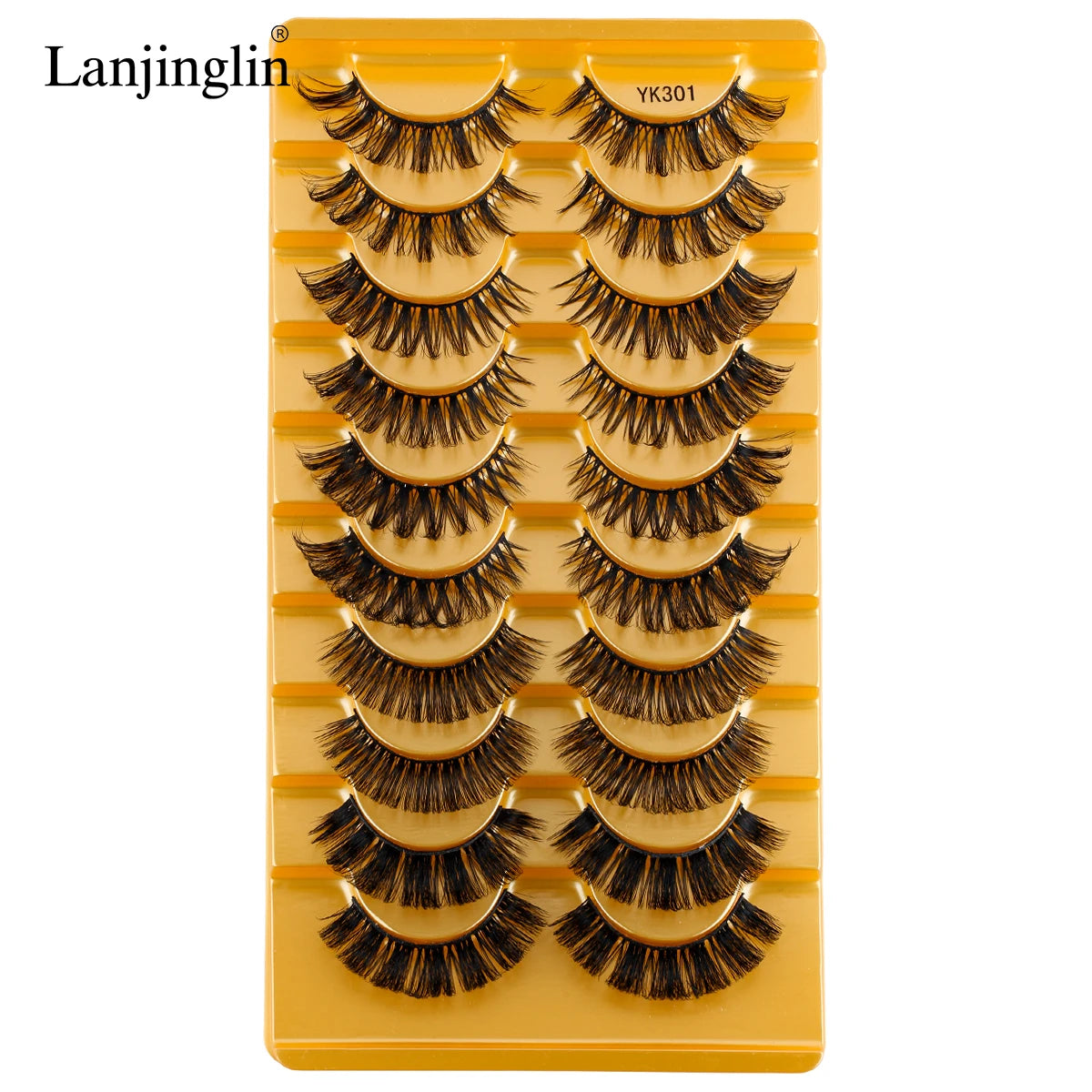 Half Eye Lashes 3/10 Pairs 3D Mink Lashes Natural/Dramatic Handmade Reusable False Eyelashes Extension Make up Tools Faux Cils