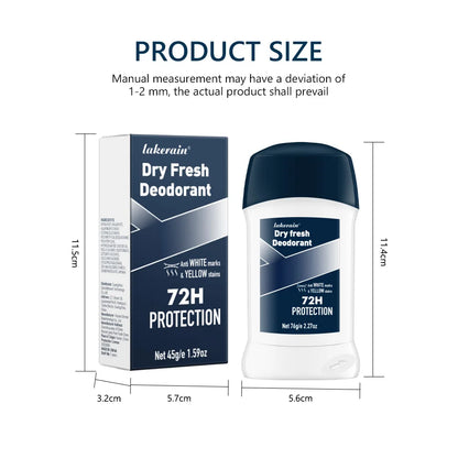 Long Lasting Men's Perfumes for Long-lasting Men Body Deodorant Stick Men's Sweat Remover Fragrances & Deodorants Underarm