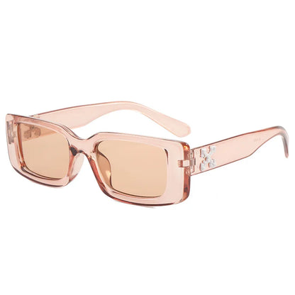 Fashion Luxury Design Square Sunglasses Men Women Small Rectangle Street Sun Glasses