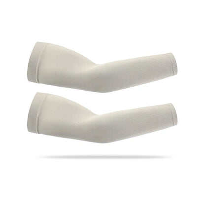 1Pair UPF50+ Summer Cool Feeling Arm Sleeves Women Cycling Running Fishing Oversleeve Men Breathable Ice Silk Sunscreen Unisex