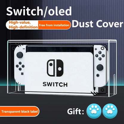 Clear Dust Cover for Nintendo Switch Oled Protection Games Accessories