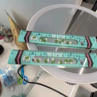 Hatsune Miku anime two-dimensional shaker ruler creative cartoon cute ruler 15cm kawaii student stationery supplies wholesale