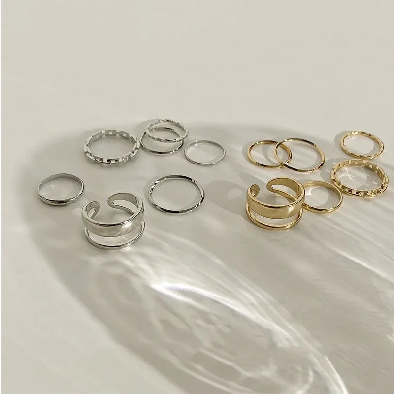 7pcs Jewelry Rings Set