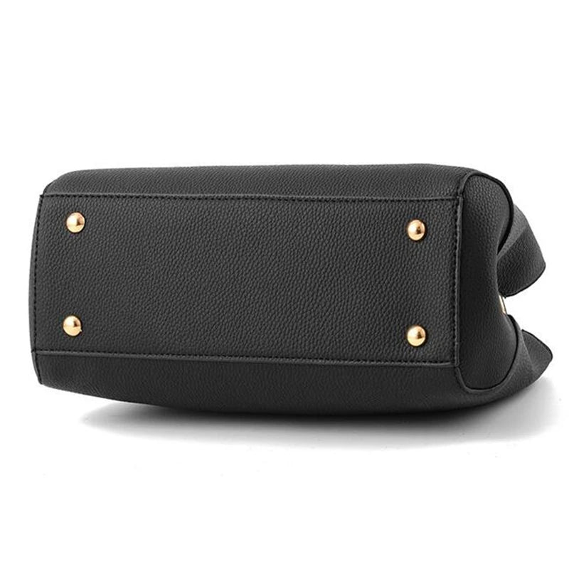 Elegant Bags with flower pendant Office Ladies Totes Pure Handbag for female Crossbody Shoulder Bags