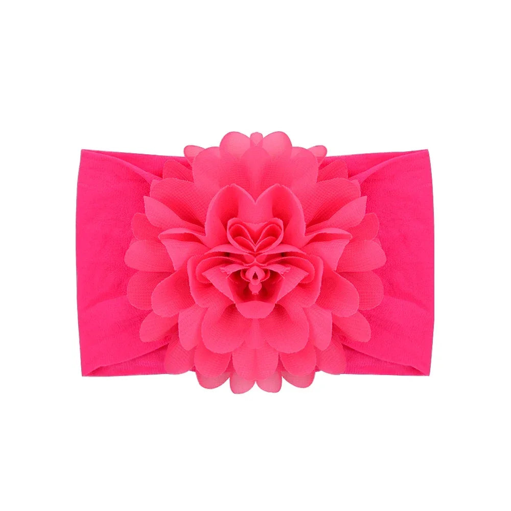 1Pc Headband Nylon Infants Toddlers Elastic Hair Band for Newborn Girl Princess Bowknot Cute Baby Hair Accessories Wholesale