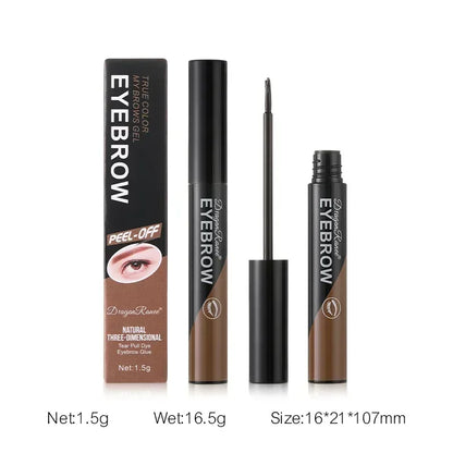 Dyeing Eye Brow Tattoo Tint Peel Off Eyebrow Eyeliner Freckles Dye Cream Waterproof Eyebrow Enhancer Gel Make Up Cosmetic Tool
