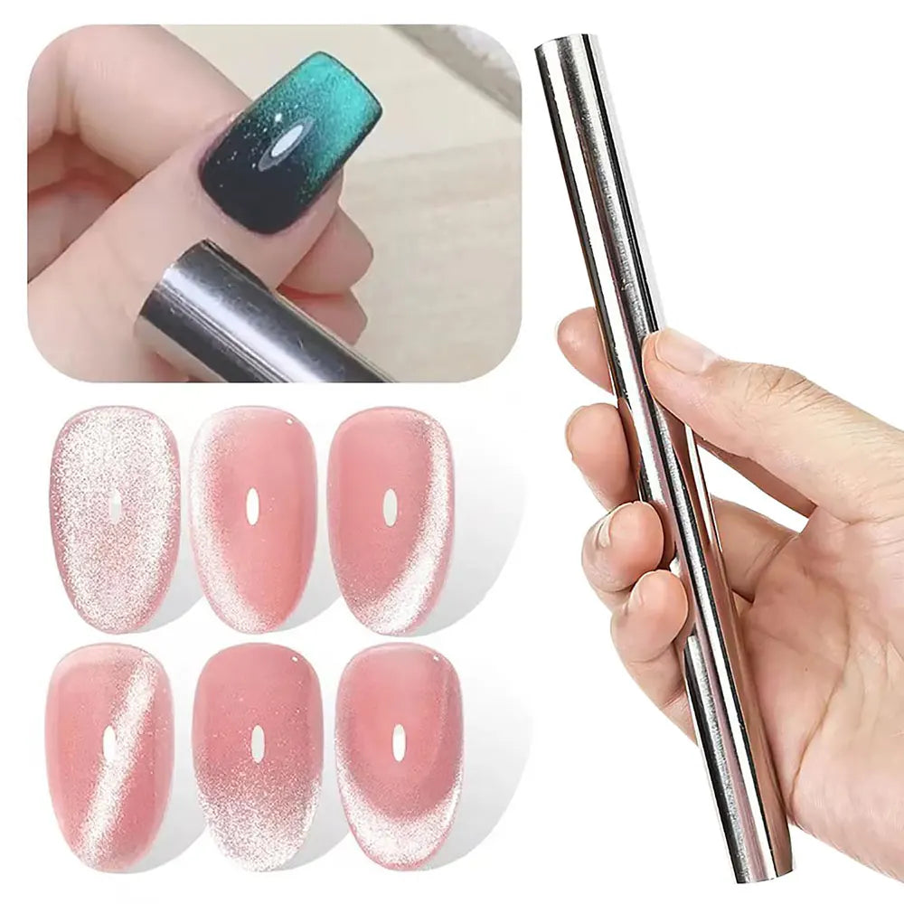 6ml Jelly Nude/Pink/Blue Cat Eye Magnetic Nail Gel Polish Glitter Silk Mirror Cat Eye's Gel Varnish Soak Off UV Gel Nail Polish