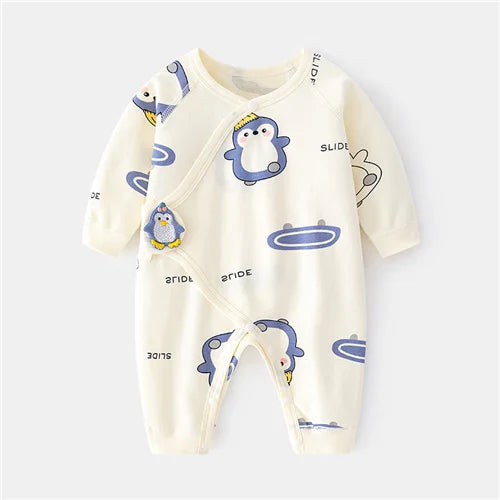 New Infant Baby Rompers For Girls Boys Print Cute Soft Newborn Jumpsuit Cotton New born Boy Girl Clothes Spring Romper Clothing