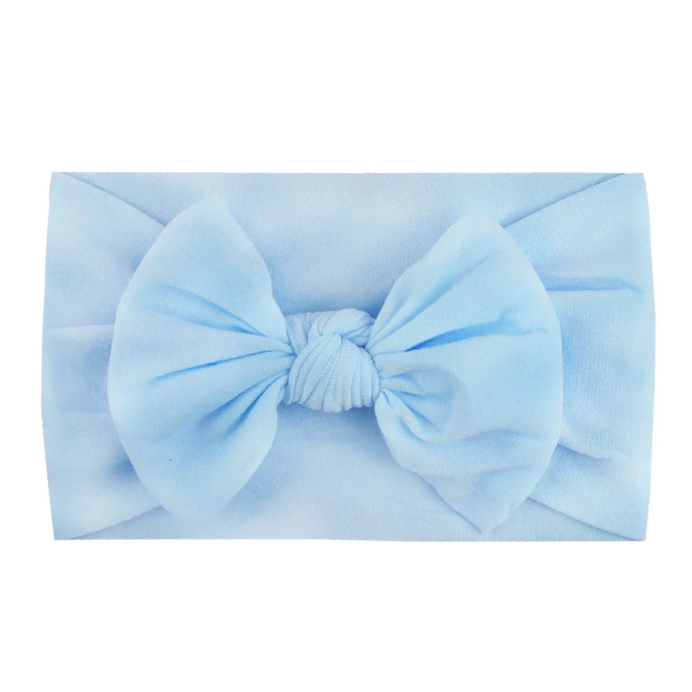 Baby Girl Headband Infant Hair Accessories Bows Newborn Headwear Rabbit Ear Elastic Gift Toddler Bandage Ribbon Soft Bowknot