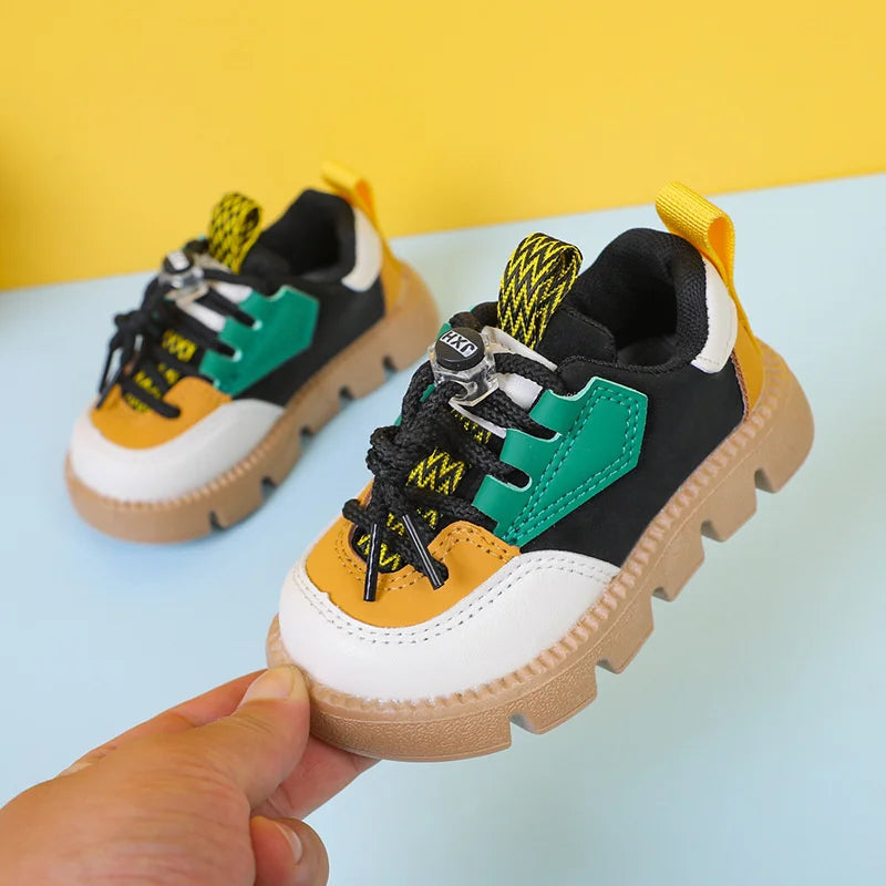 Size 21-30 Autumn Children Girl Pink Shoes Autumn Breathable Kids Sneakers for 5-18 Yrs Boy Lightweight Shoe Walking Soft