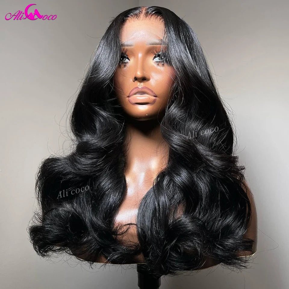 Black With Red Blonde 13x4 Front Wig 200 Body Wave 13x6 Lace Front Wigs Human Remy Hair For Women Transparent Brazilian Hair